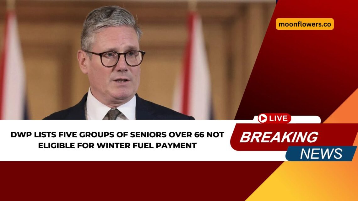 DWP Lists Five Groups of Seniors Over 66 Not Eligible for Winter Fuel Payment