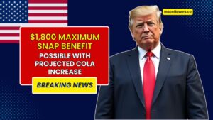 $1,800 Maximum SNAP Benefit Possible with Projected COLA Increase