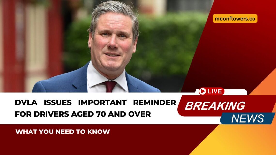DVLA Issues Important Reminder For Drivers Aged 70 And Over – What You Need To Know