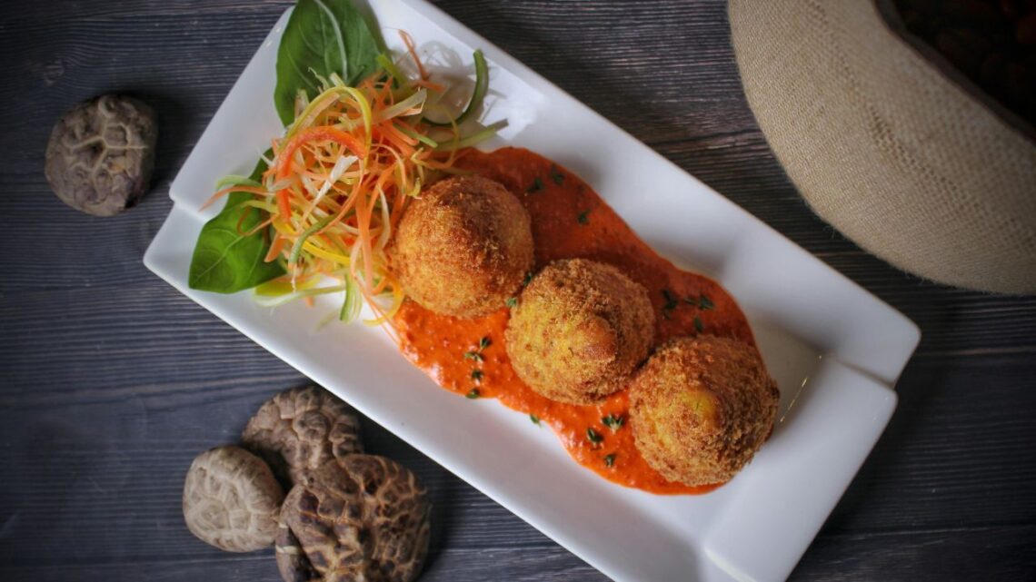 Golden Arancini with Saffron & Bottarga