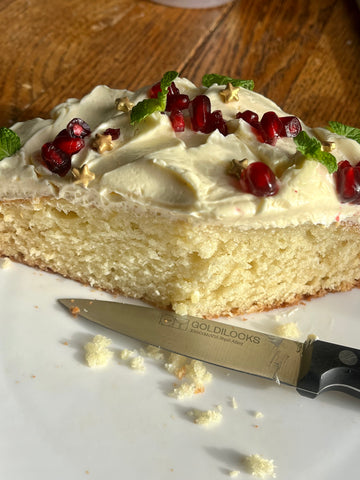 Saffron-Soaked Olive Oil Snacking Cake