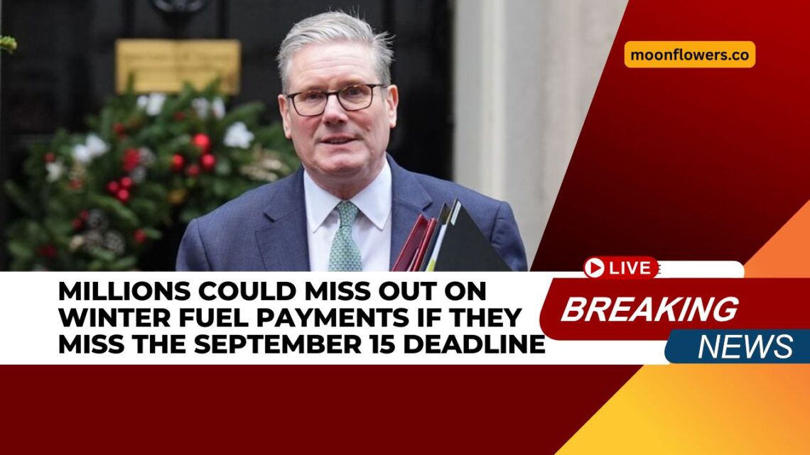 Millions Could Miss Out on Winter Fuel Payments if They Miss the September 15 Deadline