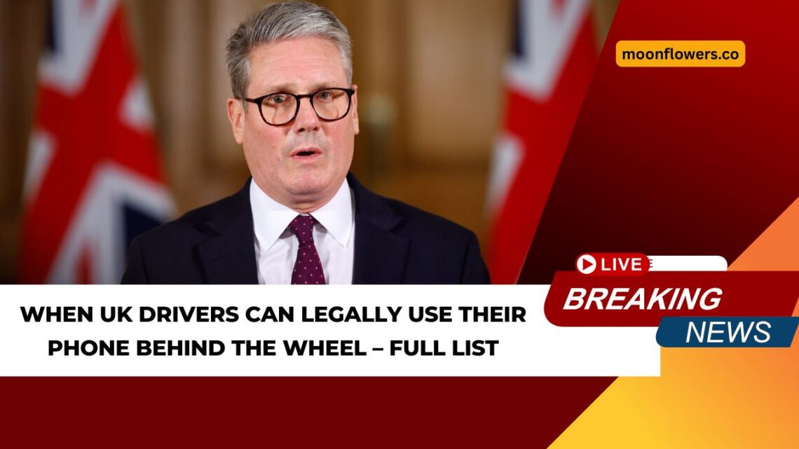 When UK Drivers Can Legally Use Their Phone Behind The Wheel – Full List
