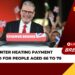 £203 Winter Heating Payment Announced For People Aged 66 To 79