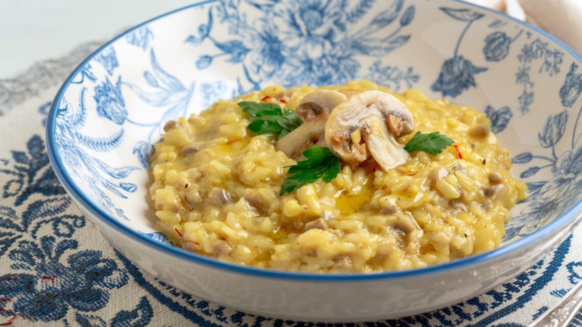 Saffron And Wild Mushroom Risotto