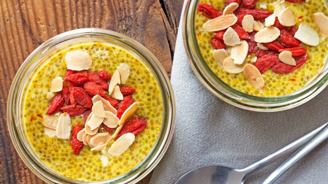 Saffron + Citrus Chia Pudding
