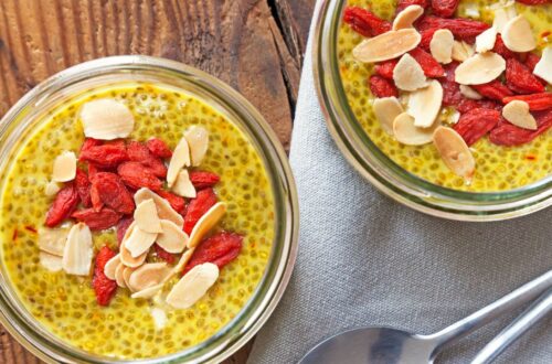 Saffron + Citrus Chia Pudding