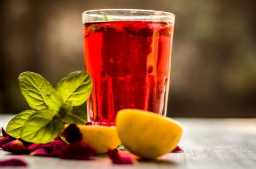 Saffron Sharbat Cocktail