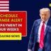 Schedule Change Alert - SSI Recipients To Receive Next Payment In Four Weeks