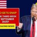 Who Gets SNAP in the Third Week of September 2025? Only These Groups Qualify